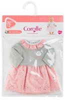 Corolle Puppenkleid Magical 30cm - Puppenkleidung rosa Punkte