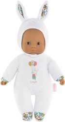 Corolle poupée bébé doudou lapin blanc 30cm - poupée douce pour bébés