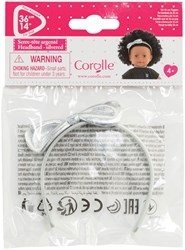 Corolle accessoire poupée serre-tête argenté pour Ma Corolle 36cm