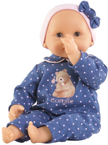 Corolle Babypuppe Capucine - weiche 30cm Puppe mit Schlafaugen und Pyjama-3