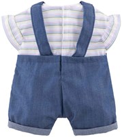 Corolle Puppenkleidung Jeans-Overall mit T-Shirt Kleine Entdecker 30cm-3