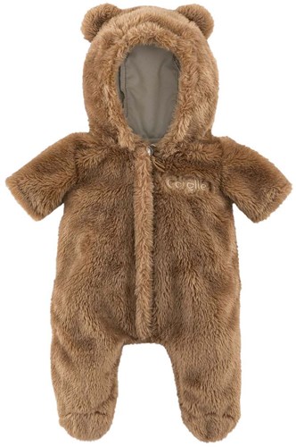 Corolle Puppenkostüm brauner Bärenanzug 36cm weicher Overall-2