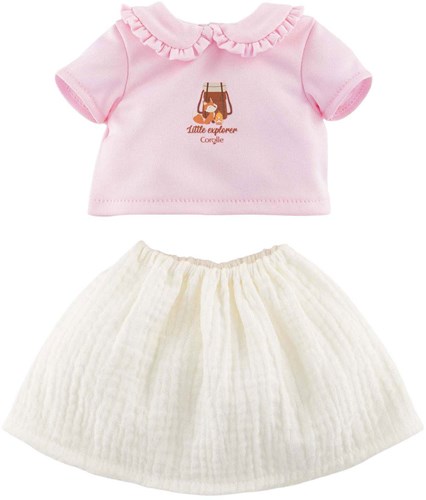 Corolle Puppenoutfit T-Shirt und Kleid Kleine Entdecker 36cm - Puppenkleidung-2
