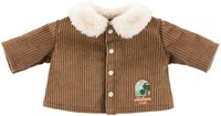 Corolle Puppenjacke Velours Kleine Entdecker 36cm braun Fleece Naturprint-2