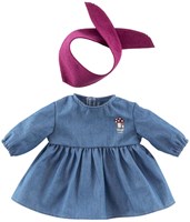 Corolle Puppenkleid Jeans mit Schal für Babypuppe 42cm - Puppenkleidung-2