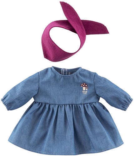 Corolle Puppenkleid Jeans mit Schal für Babypuppe 42cm - Puppenkleidung-2
