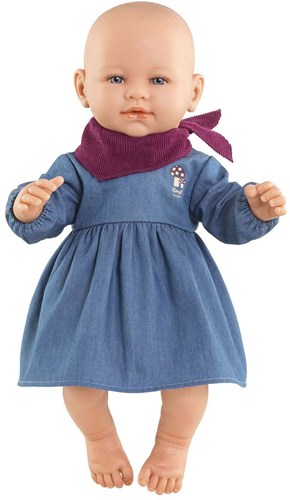 Corolle Puppenkleid Jeans mit Schal für Babypuppe 42cm - Puppenkleidung-3