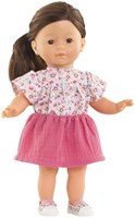 Corolle Puppenkleidung Set Blumenbluse und Rock 36cm Puppenzubehör-3