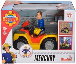 Simba Feuerwehrmann Sam Spielzeug-Quad mit Figur - Einsatzfahrzeug