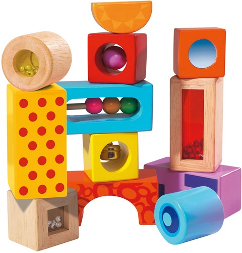 Eichhorn blocs de construction avec son - jouet en bois pour enfants-2
