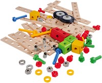 Eichhorn jouet de construction set d'extension Constructor 75 pièces bois-2