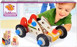 Eichhorn coffret de construction voiture en bois 50 pièces jouet créatif