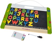 Eichhorn tableau magnétique ardoise jouet éducatif vert bois-3