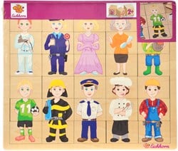 Eichhorn Houten Puzzel - Beroepen, 30st.