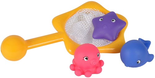 Animaux de bain jouet aquatique avec épuisette - plaisir aquatique pour enfants-2
