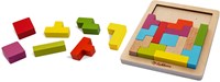 Eichhorn puzzle en bois formes jouet éducatif 20 pièces-3