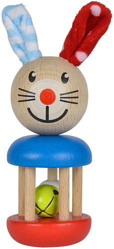 Eichhorn Holz Baby Rassel Hase FSC zertifiziertes Spielzeug-2