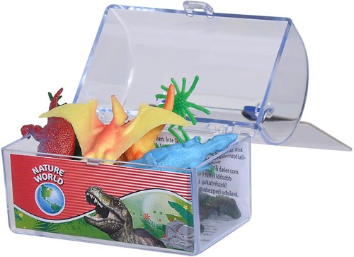 Simba Dinosaurier Spielzeug Schatztruhe 6-teilig Kunststoff orange-2