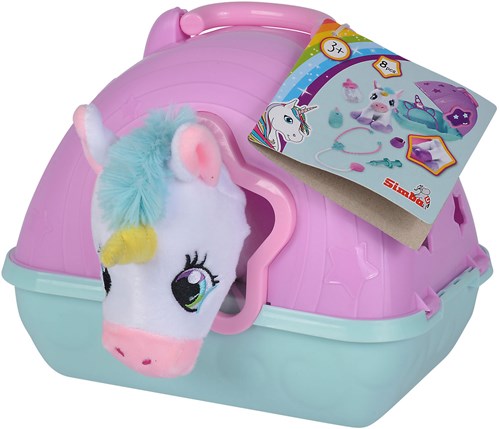 Simba Tierarzt Spielset Einhorn Kuscheltier - Fantasie Spielzeugset