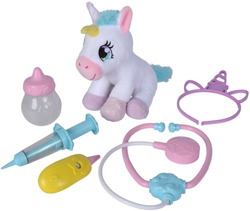 Simba Tierarzt Spielset Einhorn Kuscheltier - Fantasie Spielzeugset-3