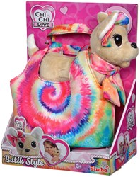 Simba Chi Chi Love Plüschhund in Batik Tasche - Kuscheltier 20cm