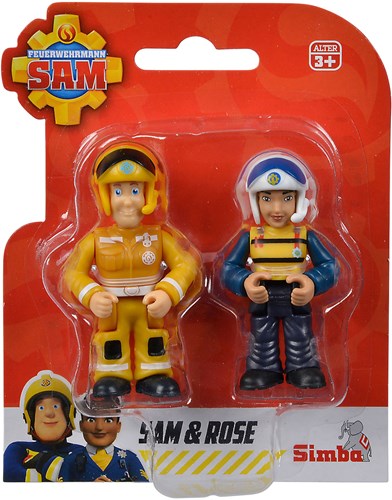 Simba Feuerwehrmann Sam Spielfiguren Doppelset - Actionfiguren Spielzeug-2