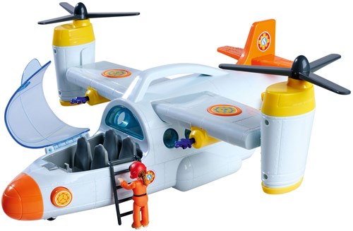 Simba Feuerwehrmann Sam Rettungsflugzeug Spielzeug mit Licht und Sound-3