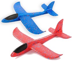 HOT Sports + Toys avion en mousse 48 cm jouet en 3 couleurs