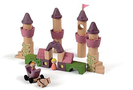 Plan Toys Holz Bausteine Märchenschloss