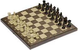 Goki 56920 Einzelstück Schachbrett Reise-Schachspiel
