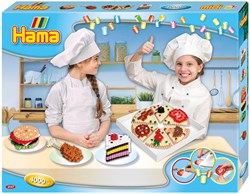 Hama Strijkkralenset - Snacks, 4000st.