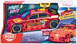 Dickie Rennwagen Beat Breaker mit Licht und Sound - Spielzeugauto rot