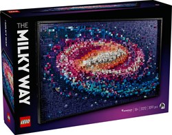 LEGO Art Milchstraßengalaxie Bauset - Wanddeko für Erwachsene Weltraumfans