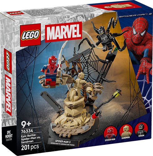 LEGO Marvel Bauset Spider-Man vs. Sandman - Superhelden Spielzeug