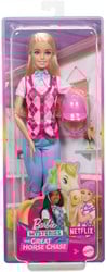 Barbie Family Horse Chase paardrij pop assorti