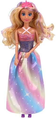 Fleur Regenbogen Prinzessin Puppe Spielzeugpuppe bunt 2-fach sortiert-3