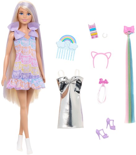 Mattel Barbie Puppen mit extra langem Haar und Zubehör - Modepuppe-3