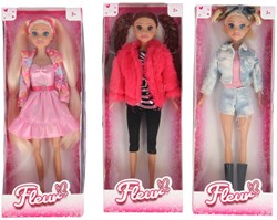 Fleur Modepuppe Spielzeug - Pop Fleur fashion 3 assorti 29 cm