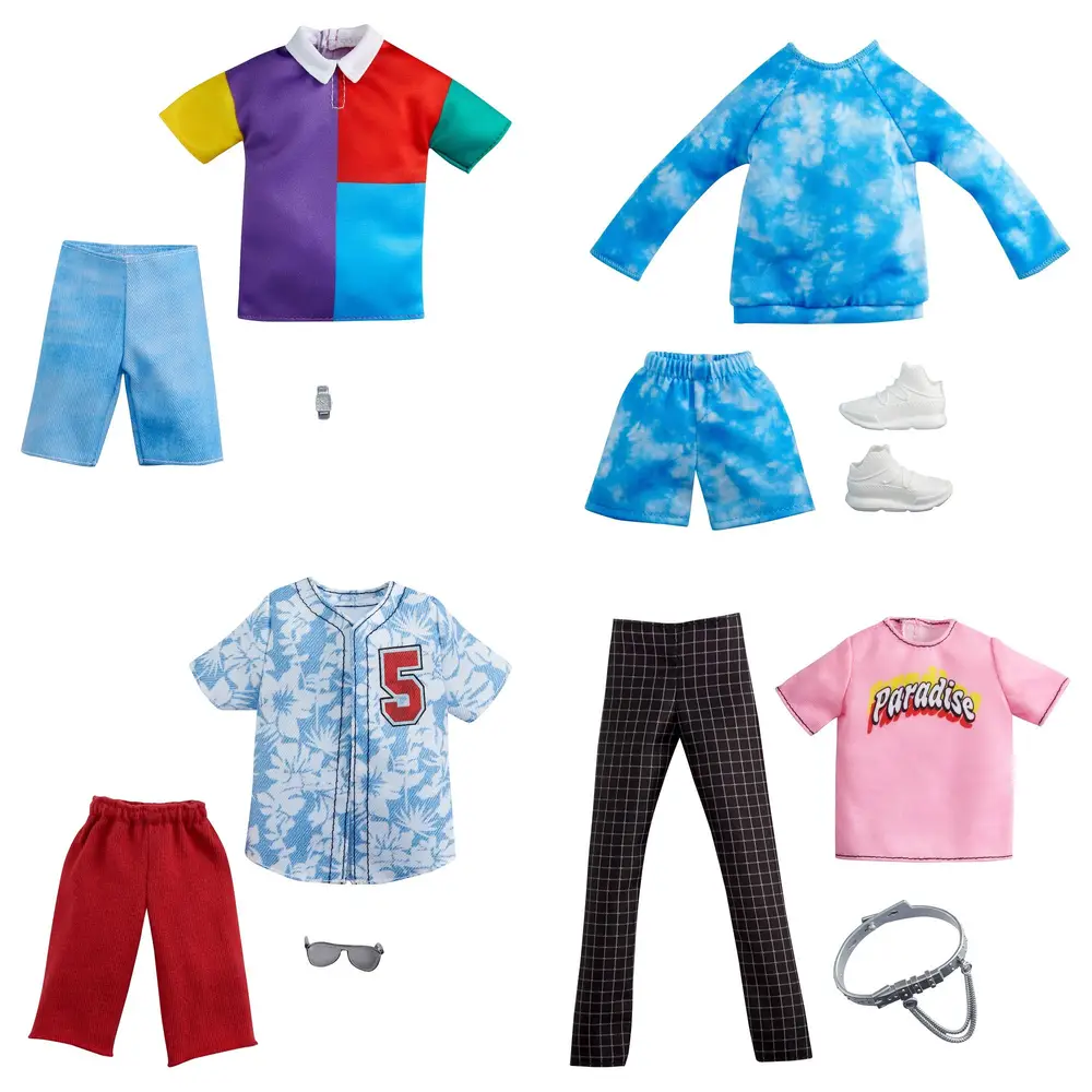 Mattel Ken Puppenkleidung Set - Komplettes Outfit und Accessoire