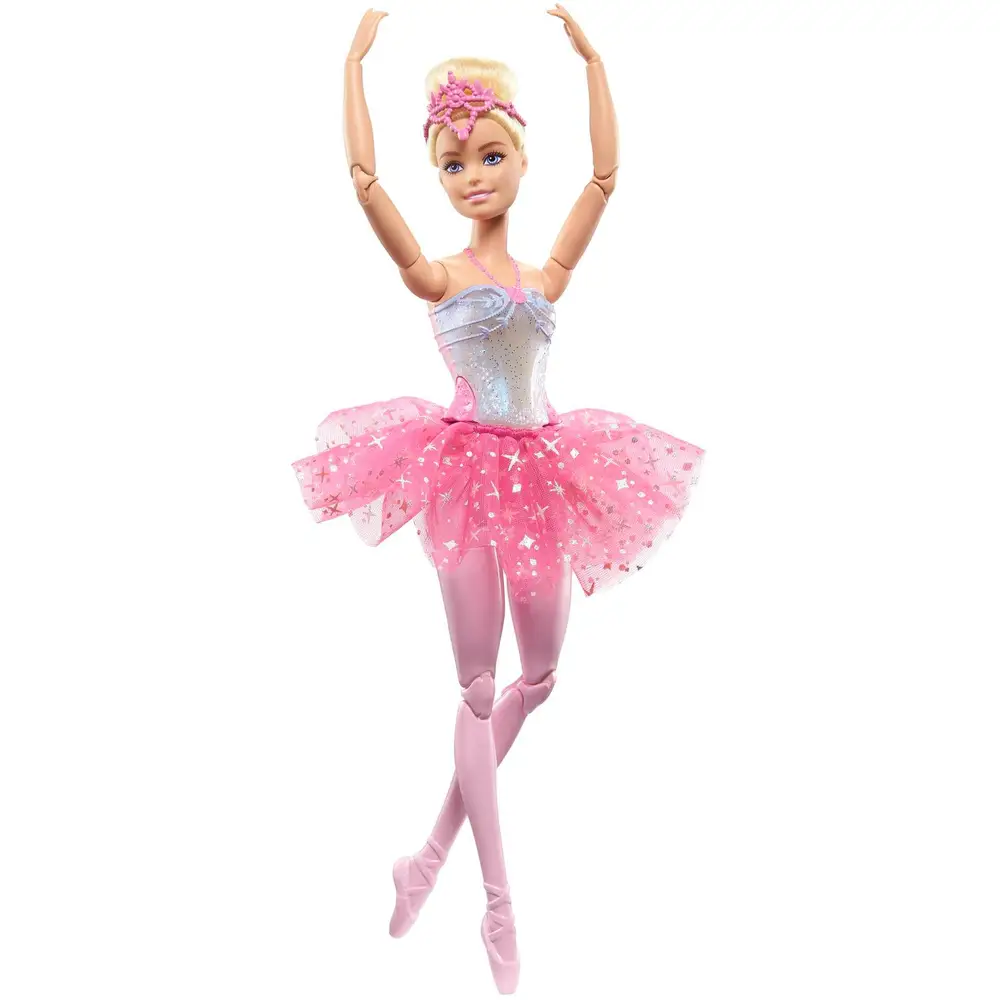 Barbie Ballerina Puppe mit Lichtern - Dreamtopia rosa Kleid