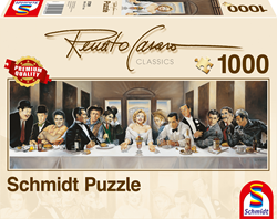 Schmidt puzzle Panorama Invitation - 1000 pièces - classiques du cinéma