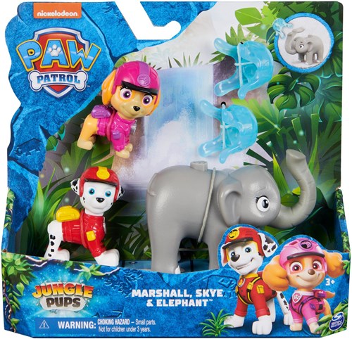 Spin Master PAW Patrol Jungle Pups Spielfigur Marshall Skye Elefant-3