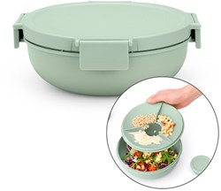 Brabantia Salatschüssel Make & Take 1,3L Jade Grün - Lunchbox