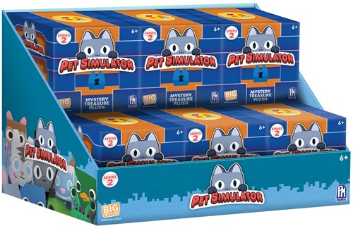 Pet Simulator peluche coffre au trésor avec code DLC - Jouet Série 2