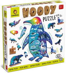LUDATTICA Holzpuzzle - Arktische Tiere
