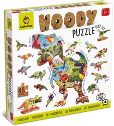 Puzzle en bois LUDATTICA - Dinosaure