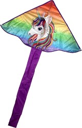 HOT Sports + Toys Cerf-volant Unicorn Rainbowtail 115x65cm.