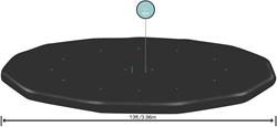 Flowclear Pool Cover rond 396cm