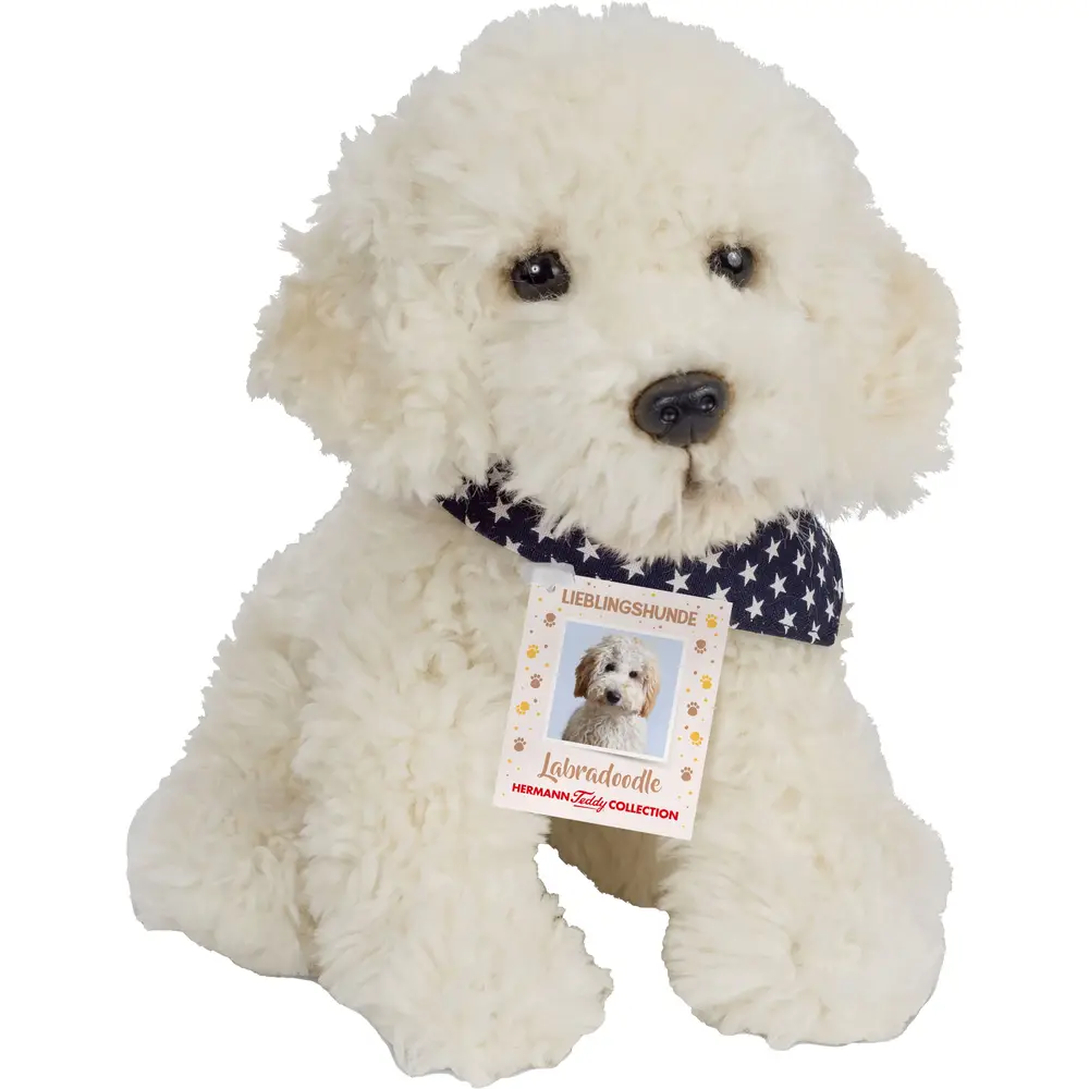 Hermann Teddy knuffel Labradoodle sitzend 28 cm