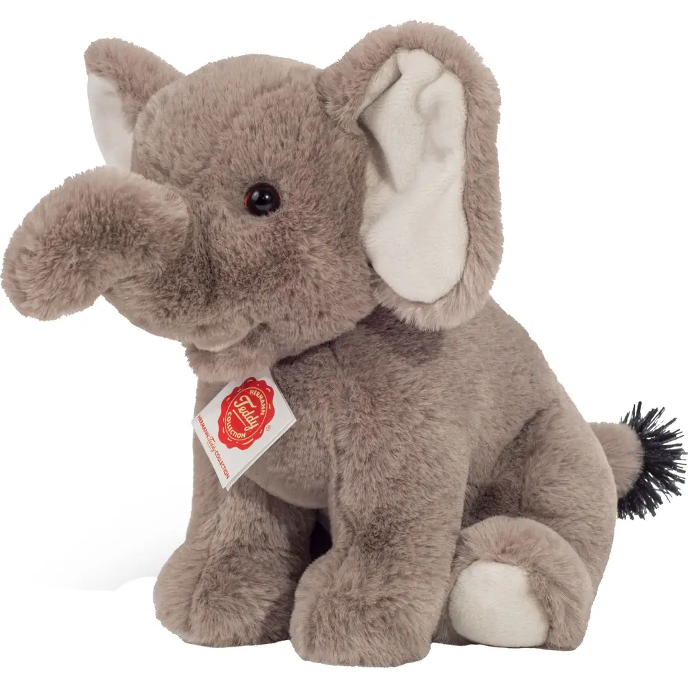 Hermann Teddy knuffel Elefant sitzend 25 cm